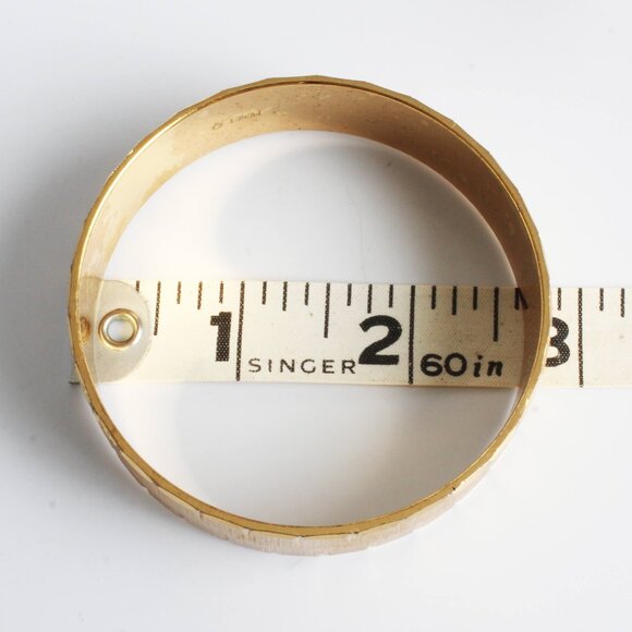 Monet Bangle Bracelets Lot of 2 Vintage Retro 80s - Picture 10 of 12